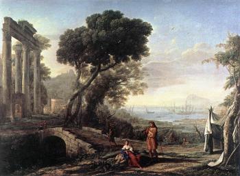 尅勞德 洛朗 Italian Coastal Landscape